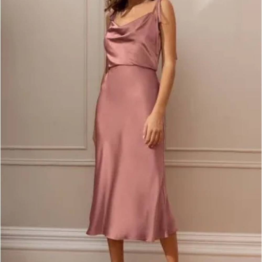 Jenny Yoo Kat dress in wild rose NWT